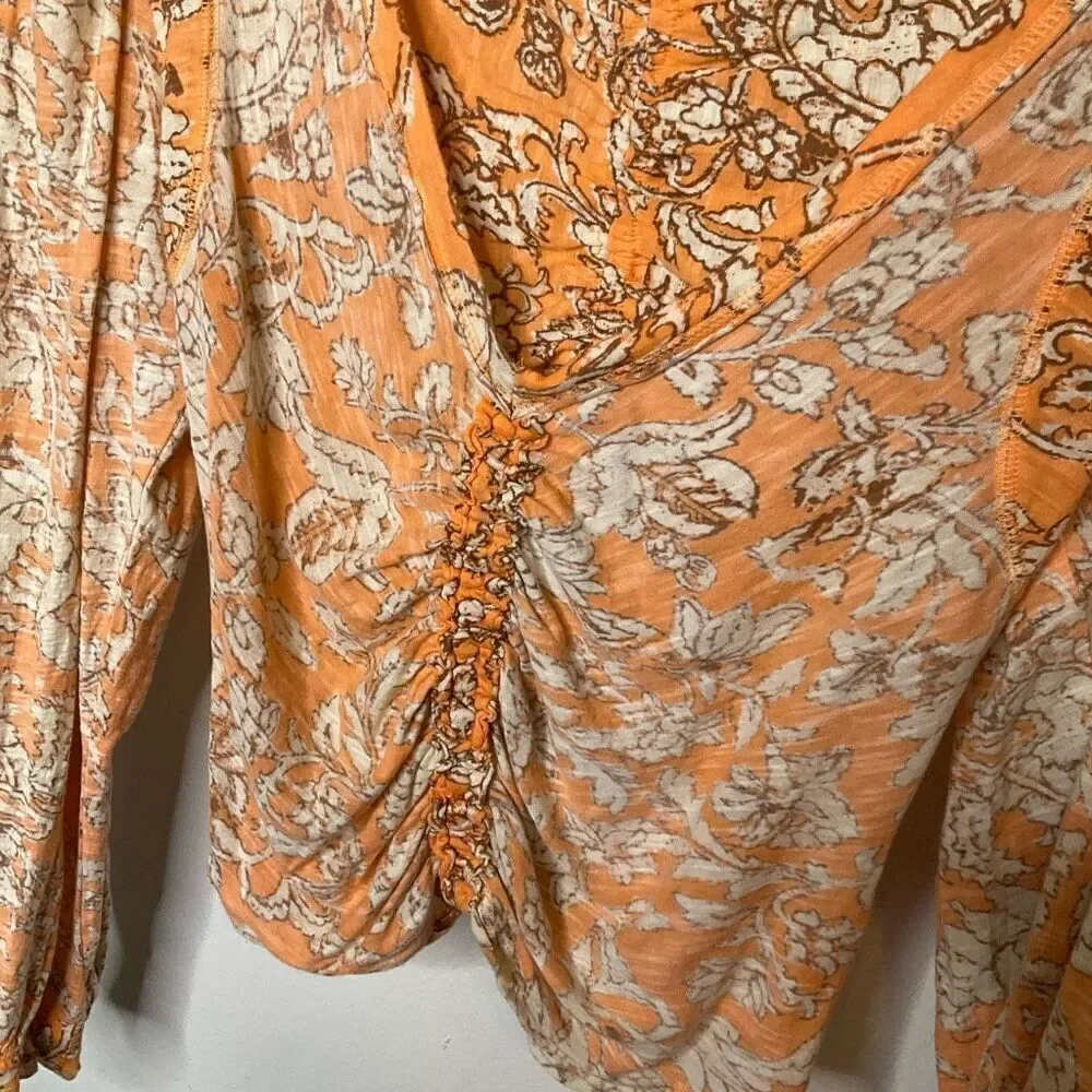 Free People Say The Word Blood Orange Top